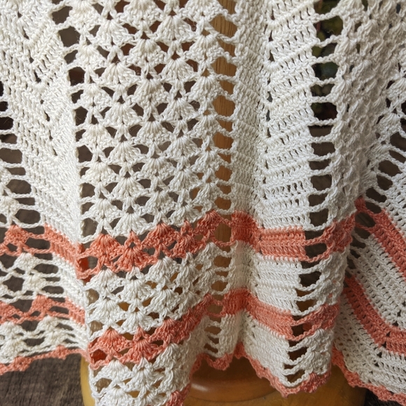 Vintage Handmade Crochet Apron - Picture 2 of 3